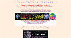 Desktop Screenshot of hexenorakel.com